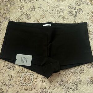 NWT Superdown Giovanna Micro Short Black